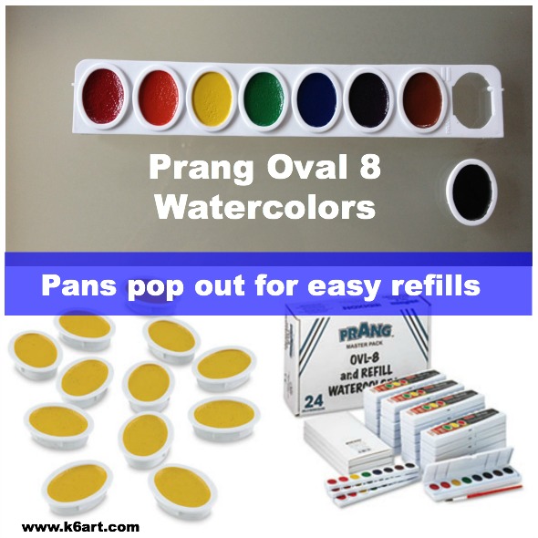 Prang Watercolor Review - K - 6 Art