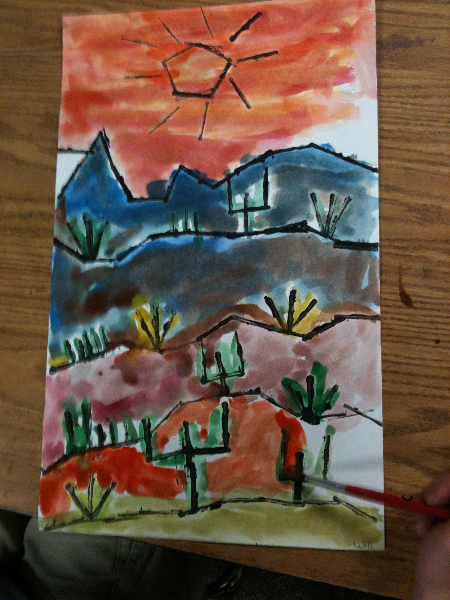 Paul Klee Painted Desert for Third Grade - K - 6 ArtK – 6 Art