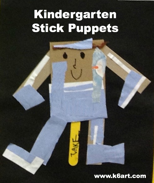 kindergarten stick puppets