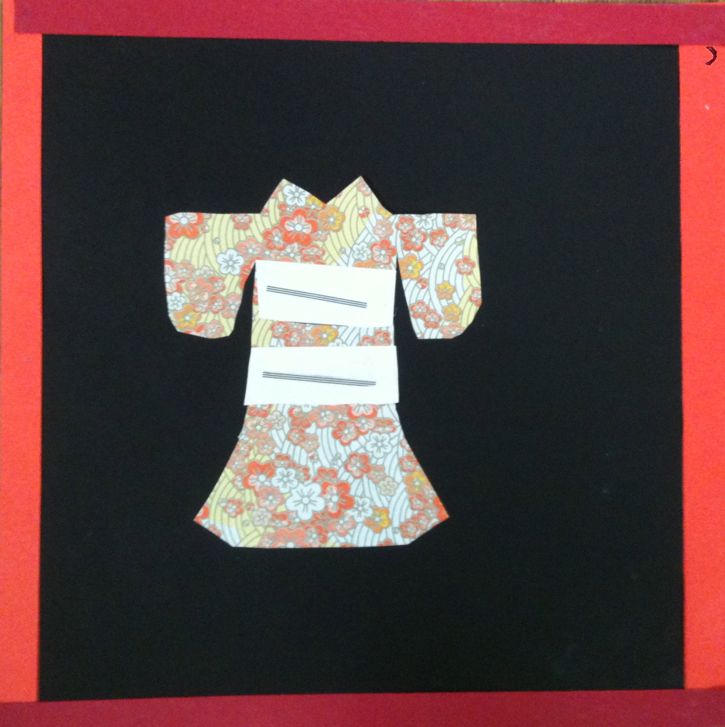 Japanese Kimono Collage - K - 6 ArtK – 6 Art