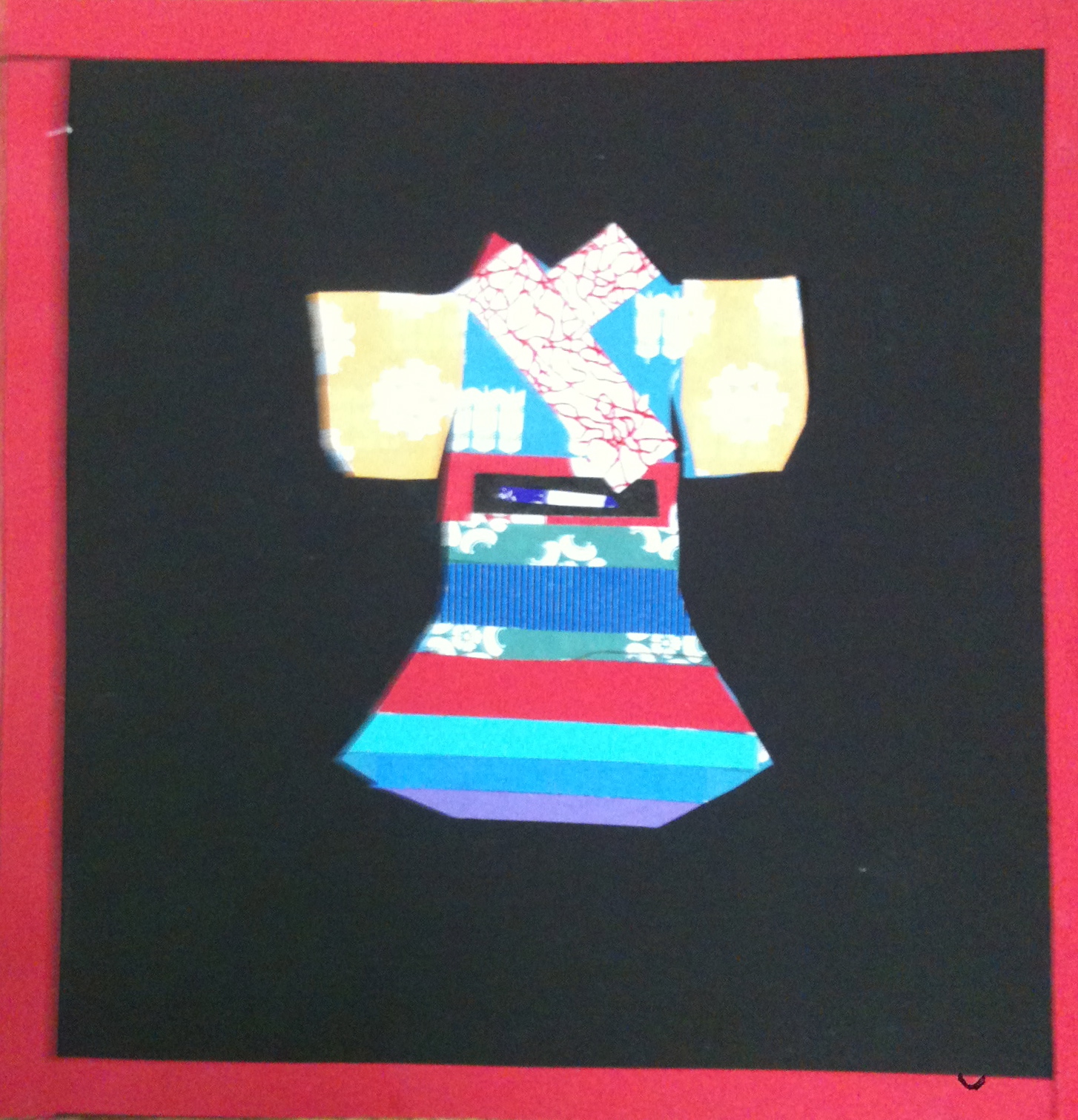 Japanese Kimono Collage - K - 6 ArtK – 6 Art