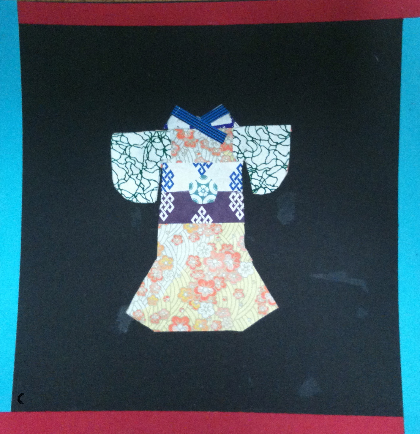 Japanese Kimono Collage - K - 6 ArtK – 6 Art