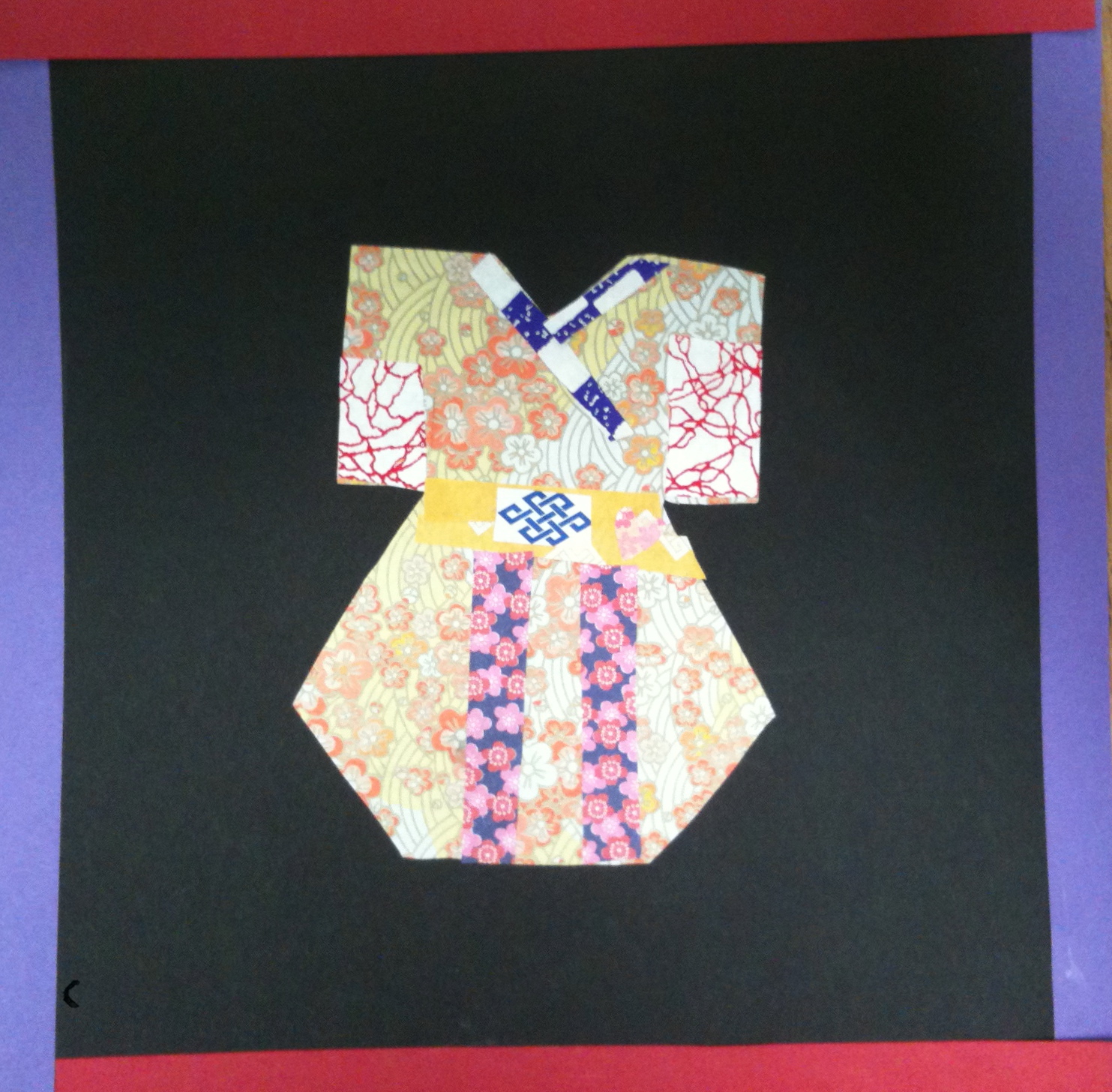 Japanese Kimono Collage - K - 6 ArtK – 6 Art