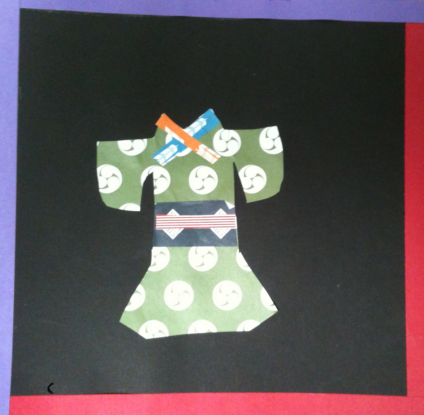 Japanese Kimono Collage - K - 6 ArtK – 6 Art