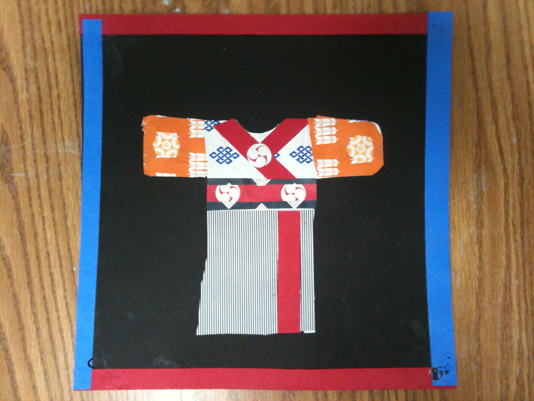 Japanese Kimono Collage - K - 6 ArtK – 6 Art