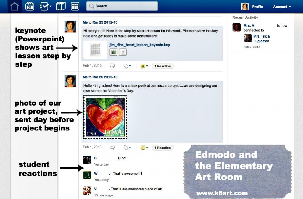 edmodo in the art room