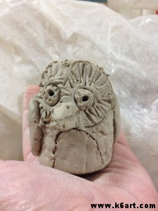 clay owl 1