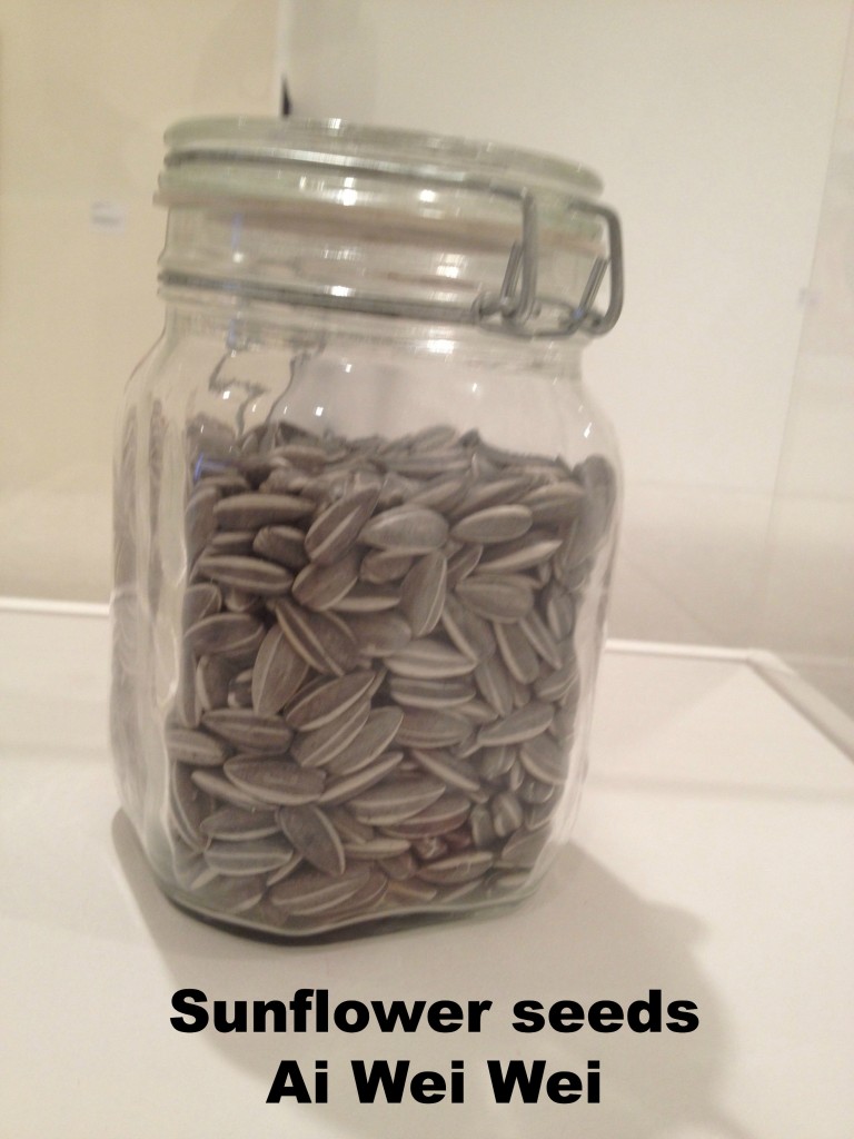 Ai Wei Wei's  porcelain sunflower seeds look absolutely real!