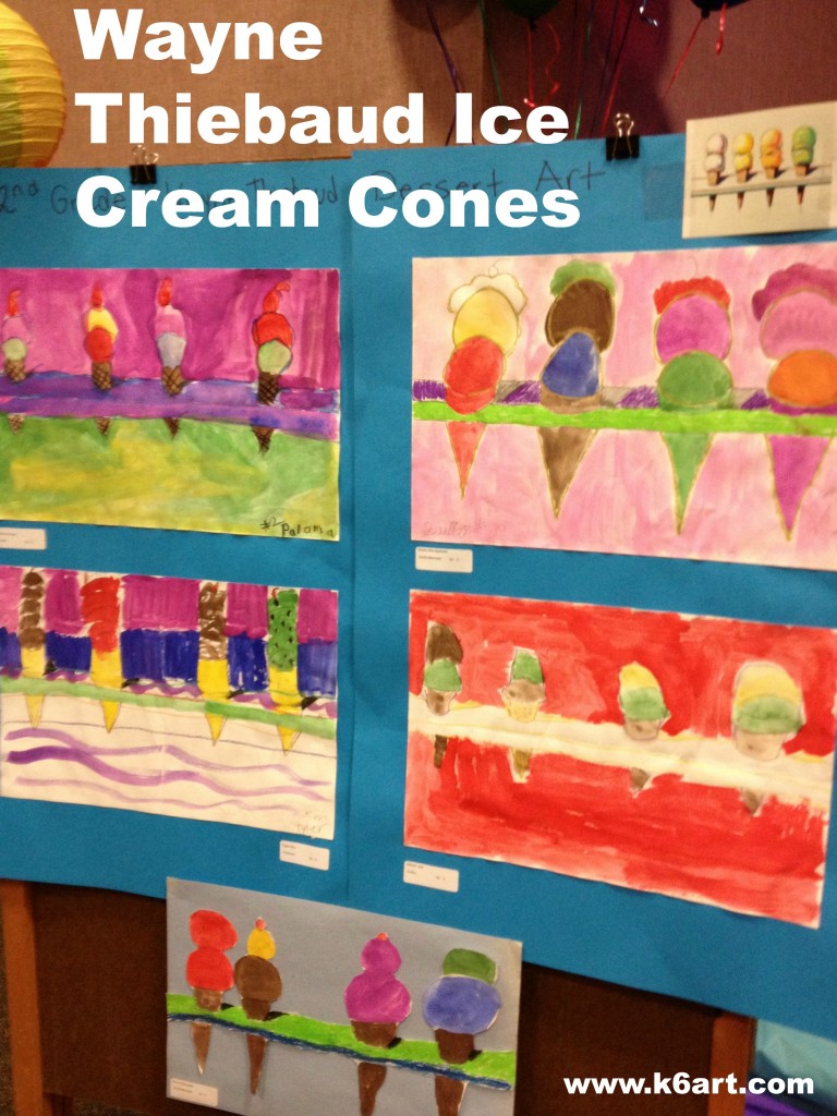 wayne thiebaud ice cream cones