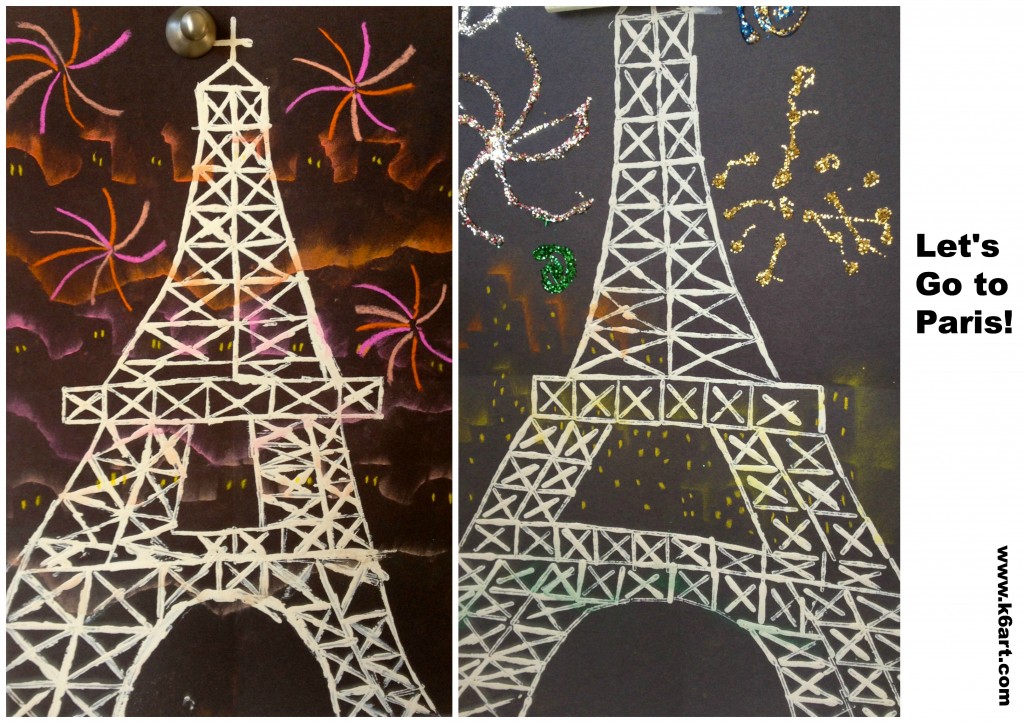 printed eiffel towers 2