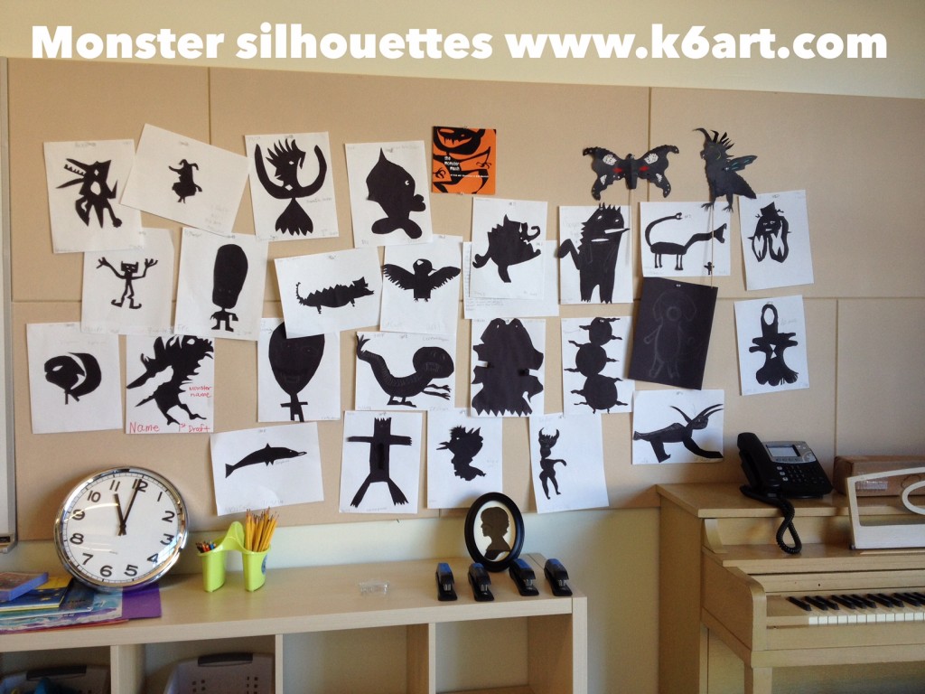 monster silhouettes